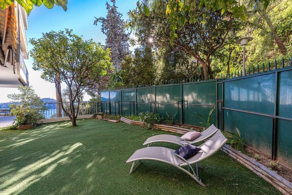 Villefranche Sur Mer:Appartement-Villa, Vue Mer, Jardin, Parking. Экстерьер фото