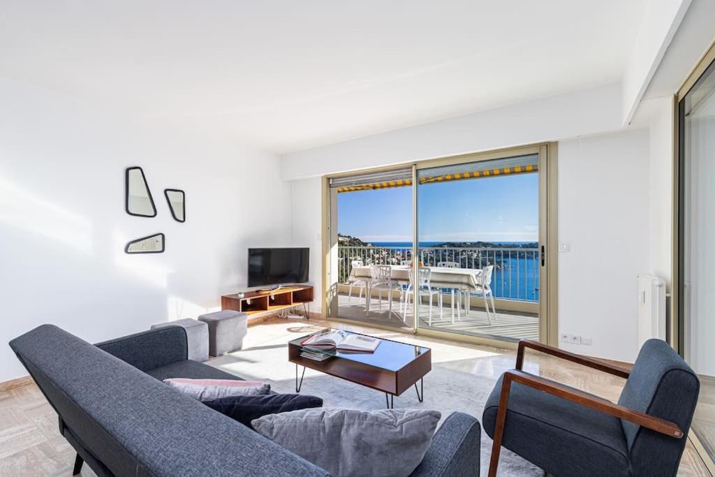 Villefranche Sur Mer:Appartement-Villa, Vue Mer, Jardin, Parking. Экстерьер фото