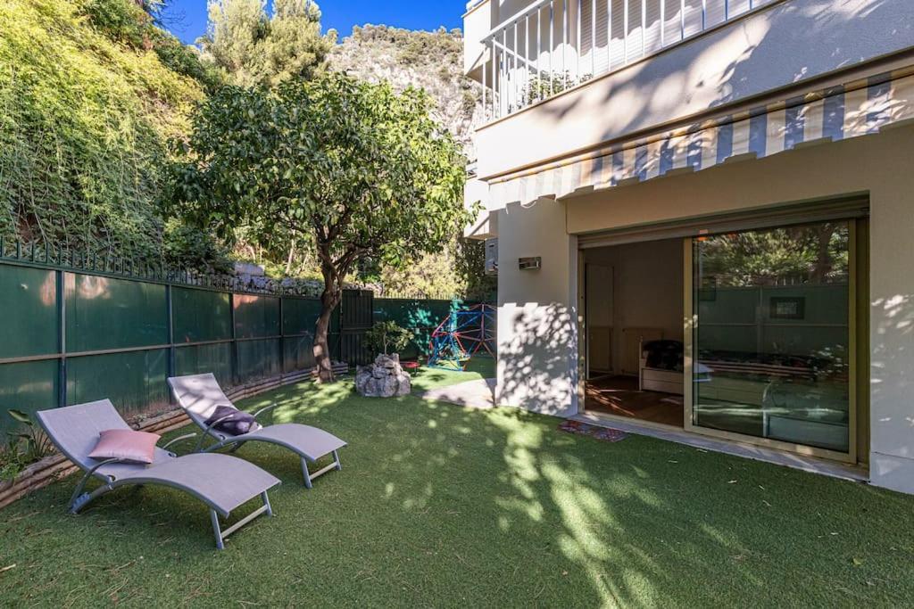 Villefranche Sur Mer:Appartement-Villa, Vue Mer, Jardin, Parking. Экстерьер фото
